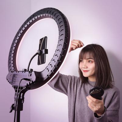 China Photogrphy tik tok 19 inch dimmable led ring light selfie ring light with stand for sale