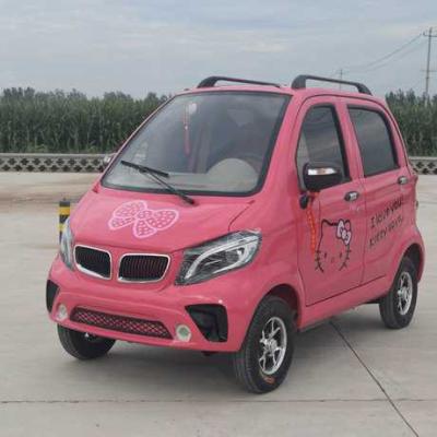 China Fully Enclosed 4 Wheel Small Electric Vehicle Old Age Stage Equipment Sightseeing Car HG-04 for sale