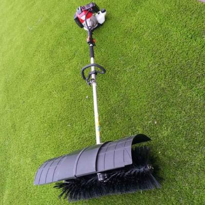 China Artificial Grass Rig And Maintenance Hand-pushed Lawn Breaker Brush Machine For Artificial Grass for sale