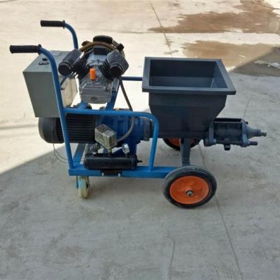 China Construction mortar machine 220v motor sand automatic mortar pump spray spray machine/wall cement plaster machine for construction for sale