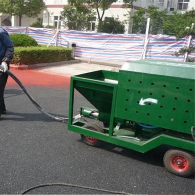 China Construction mortar machine 0.8mpa pressure plastic track sprayer automatic walking plastic track sprayer for sale