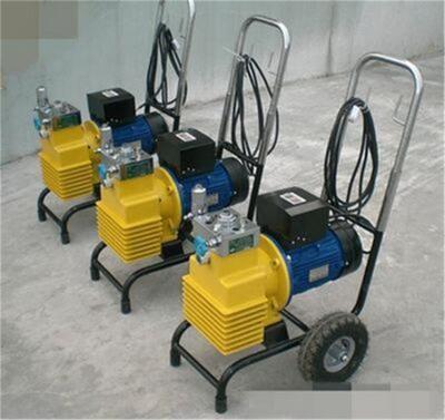 China Portable small cement machine automatic cement machine motor putty mortar plaster spraying machine for sale