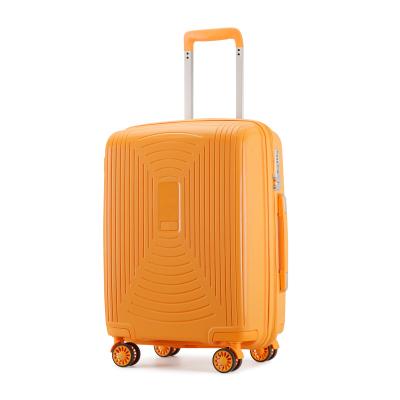 China Universal Lightweight PP Wheel Password Lock Boarding Suitcase Men And Women Pull Bar Box Luggage for sale