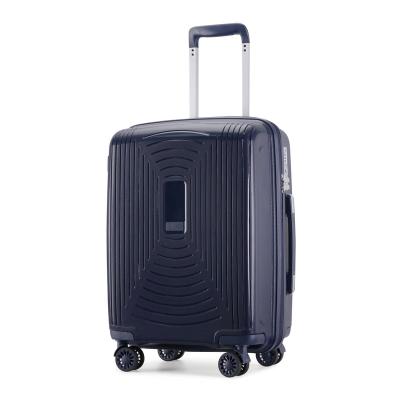 China PP Pull Up Bar Box Wheel Password Lock Universal Boarding Suitcase Men And Women Lightweight Luggage for sale