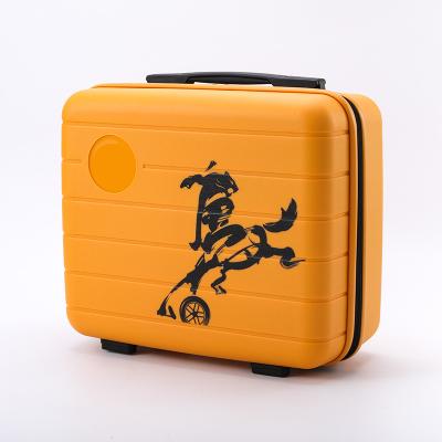 China Fashion Vintage Mini Kids Cute Waterproof Cabin Carry On Bag Luggage Suitcase Box With Straps for sale