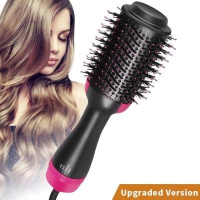 China 2020 Negative ION Hair Curling Iron Professional Ceramic Hot Negative Ionic Airbrush Hair Curler Brush for sale