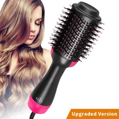 China Ionic Technology Helps Reduce Drying Time One Stage Hair Dryer Volumizing Styler Comb Negative Hot Ion Generator Hair Straightener Brush Airbrush for sale