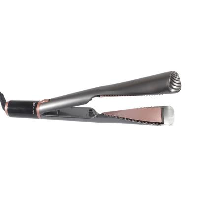 China Unique 2 in 1 Hair Straightener with Teeth 2 in 1 Digital Twisted Straightening Machine and Curling Hair Straightener for sale