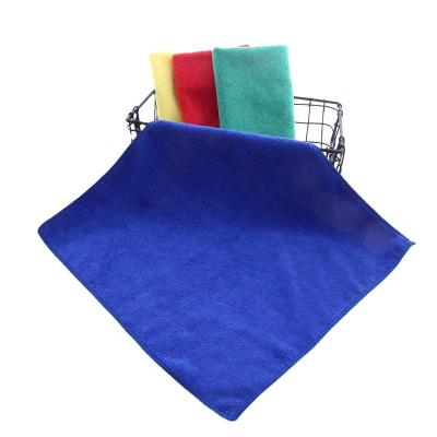 China Auto Detailing Promotion Disposable Cleaning Cloth Black Water Absorbed 16*16 Lint Free Car Wash Towel for sale