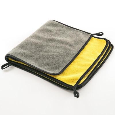 China Compressed Custom Water Absorbing 80%Polyester 20%Polyamide Microfiber Car Wash Detailing Towel Drying Cleaning Cloth Microfiber Towel Lint Car for sale