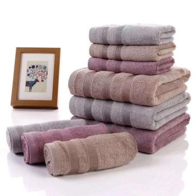 China Factory direct sale custom high-end bamboo face towel QUICK DRY fiber hotel towel for sale