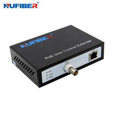 China EOC Converter Iron Case 10 / 100M POE Over Coaxial Extender 300m For CCTV Installations zu verkaufen