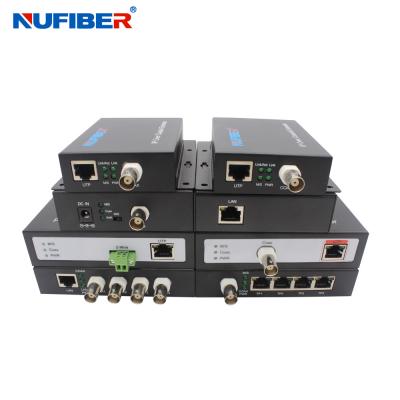 China POE Over Coaxial Ethernet Via Coax Cable Extender For Hikvision IP Camera To NVR zu verkaufen