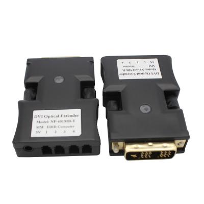 中国 4 Core MMF DVI To Fiber Converter 500m LC EDID To Optic DC5V 1A 販売のため