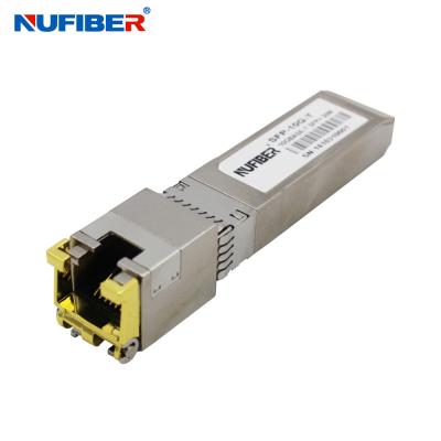 Cina Modulo SFP RJ45 in rame da 30 metri 10G compatibile con Cisco Switch in vendita