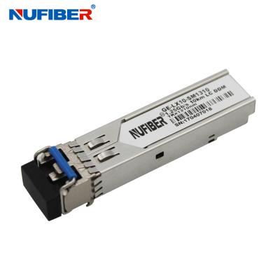 China Customized 1000BASE-LX SFP 1310nm 20km , DOM Duplex LC 1000BASE-LH SFP for sale