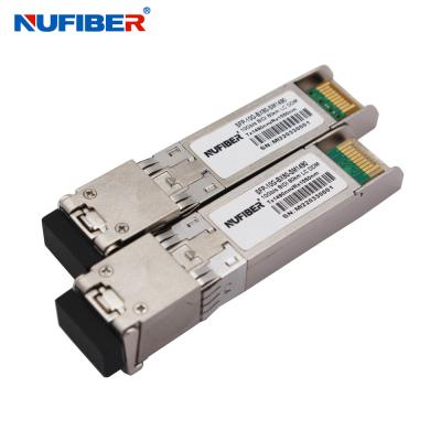 중국 10G SFP+ 모듈 80 킬로미터 10G 단일모드 1490/1550nm 10G SFP 파이버 모듈 판매용