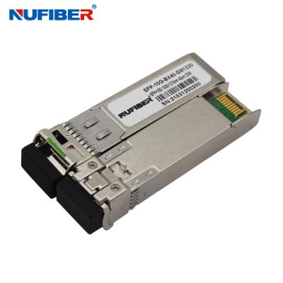 China 10G BIDI SFP+ 40km Transceiver Cisco compatible with 10G Single Fiber Single Mode 1270nm/1330nm 40km LC for sale