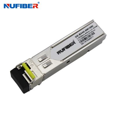 Chine 1.25G Transcepteur SFP avec connecteur LC unique et diagnostic numérique pour une installation et une maintenance faciles à vendre