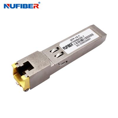 Κίνα Μονάδα 10 / 100 / 1000BASE-T Copper SFP Receiver RJ45 100m προς πώληση