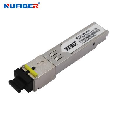 Κίνα 1.25G 3KM πομποδέκτης 1310nm Gigabit SFP/WDM 1550nm Sc DDM ενότητας προς πώληση