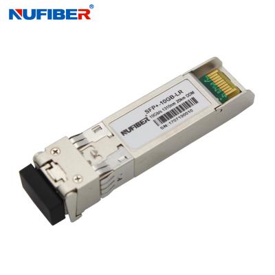 China SFP-10G-LR SM 1310nm 10km LC DOM 10G SFP+ Transceiver Compatibel met Cisco Huawei Juniper Mikrotik Te koop