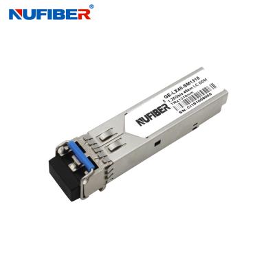 Chine SFP-2.5G-LX80-SM1550 1550nm 2.5G Transcepteur SFP 80km Module optique à double fibre SM à vendre