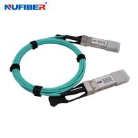 China 40G QSFP28 AOC Cable , 3m 5m Active Fiber Optic Cable For Data Center for sale