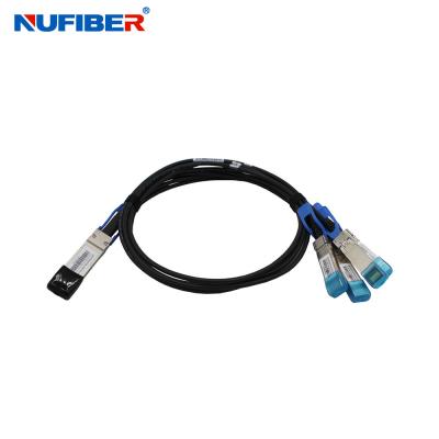 China Cable de conexión directa de 100G QSFP28 a 4xSFP28 4*25G Cable Dac 1M Cable de conexión directa de cobre pasivo en venta