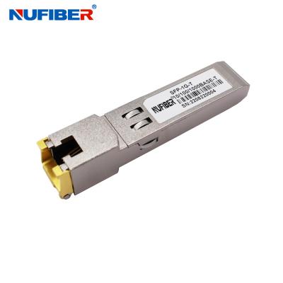 China Cisco Compatible 100m 10/100/1000Mbps Copper RJ45 Module for sale