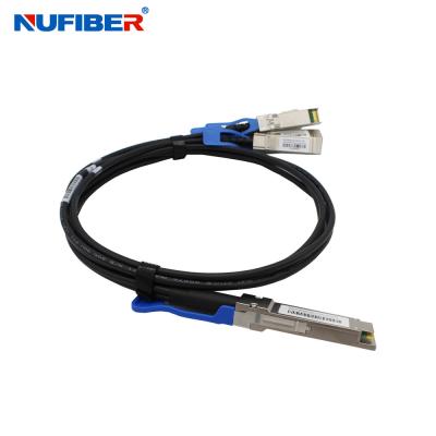 China Direct bevestigingskabel QSFP28 tot 4xSFP28 100g DAC-kabel, 1M passieve koperkabel Te koop