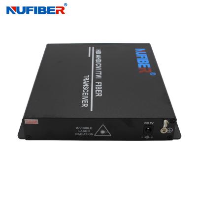 China Convertidores de vídeo de fibra coaxial Multiplexers CCTV 2BNC con material de caja de hierro Convertidores de vídeo de fibra en venta