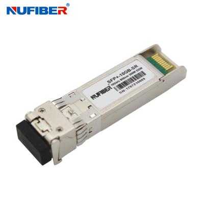 China 10GBASE-SR SFP+ 850nm 300m DOM Transceptor Compatible con Cisco 10G SFP+ Transceptor en venta