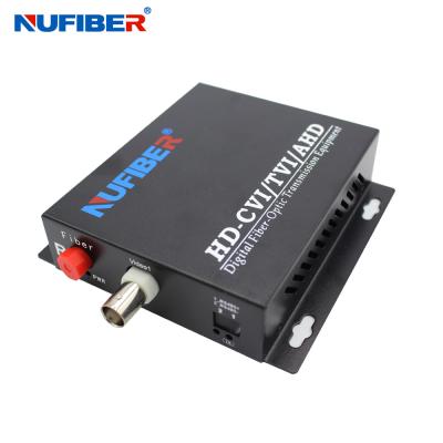 China HD 1080P Fiber Video Converter 1BNC 1 Audio 1 Fiber ROHS Approved for sale