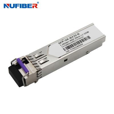 China 40km LC DDM 1.25G SFP Sfp van de Zendontvanger het Enige Wijze Compatibele systeem van Modulecisco Te koop