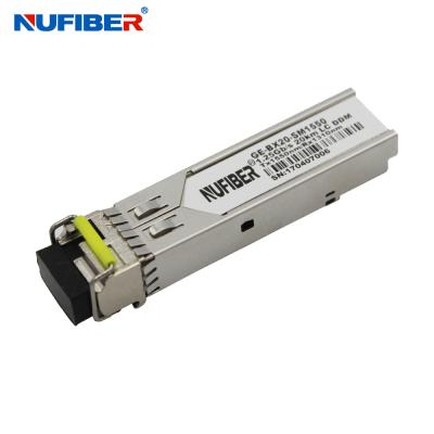 China SFP-2.5G-LX80-SM1550 1550nm 2.5 G Sfp Transceptor de 80 km Fibra doble Ftth módulo Sfp en venta