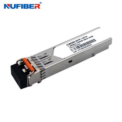 China CWDM 1.25G SFP Transceiver 160km 1470nm 1610nm Duplex Sfp Lc Module for sale