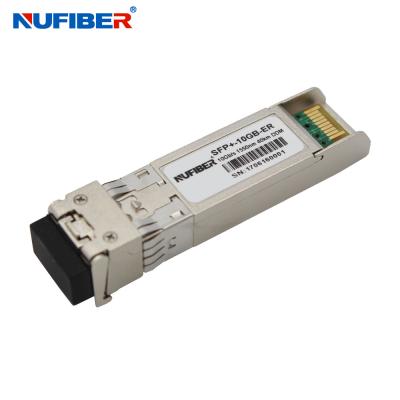 China 40km 1310nm 10gb Sfp+ Transceiver Dual Fiber Singlemode SFP-10G-ER for sale