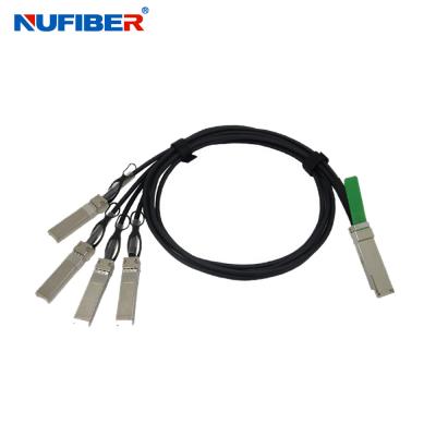 China QSFP+ zu hoher Geschwindigkeit 1M-15M 4xSFP+ 40g Dac Cable für Faser-Kanal zu verkaufen