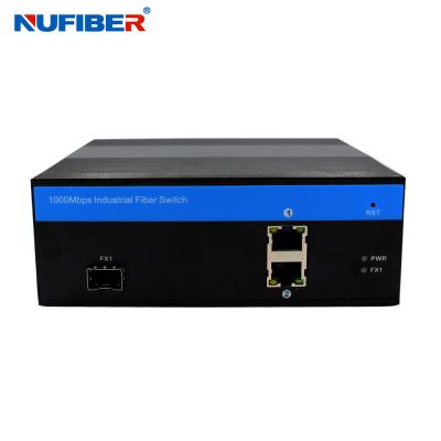 Chine Commutateur industriel contrôlé par WEB de telnet de SNMP avec 2 UTP 1 port de SFP à vendre