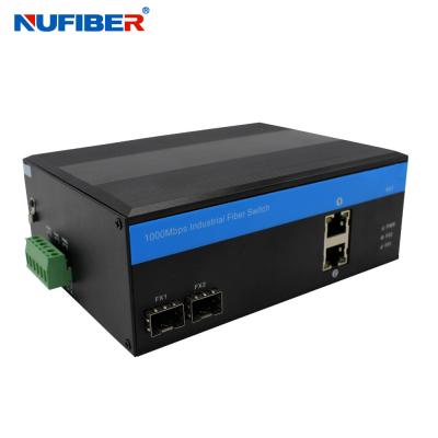 중국 NuFiber 2 Poe 2 Sfp Port Switch Managed Industrial Poe Switch 판매용