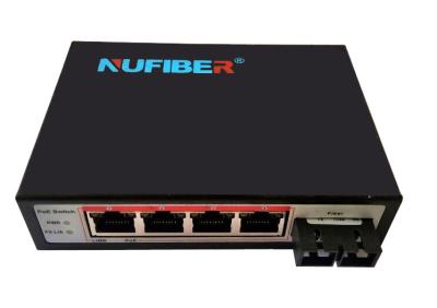 China 4 Faser POE 1 Port-Ethernet-Schalter POE Netzschalter-48VDC zu verkaufen