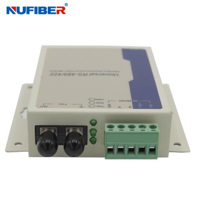 China CE Serial To Fiber Converter Modem Support RS-485 RS-422 Interface for sale