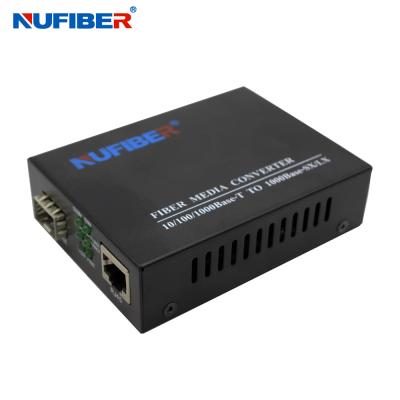 China 100Mbps 1000Mbps Rj45 To Sfp Media Converter Modular Design NF-C2200-SFP for sale