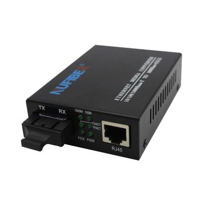 China 10 100 1000Mbps Fiber Media Converter for sale