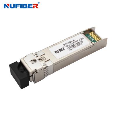 China 10km 1310nm 10G SFP+ Transceiver , LC DDM Optical Transceiver Module for sale