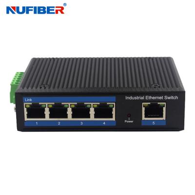 China Trieb Unmanaged Ethernet-Portschalter DC48V 5, Poe Unmanaged Schalter an zu verkaufen