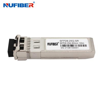 China DWDM 10KM LC 25G SFP28 Transceiver For Huawei Cisco HP Aruba Mikrotik for sale