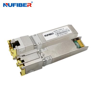 China 10GBASE-T Ethernet SFP-Modul des Kupfer-RJ45 CAT6A 30m zu verkaufen