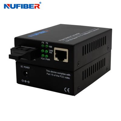 China Duplex Multimode 1310nm 2KM SC Fiber Media Converter for sale